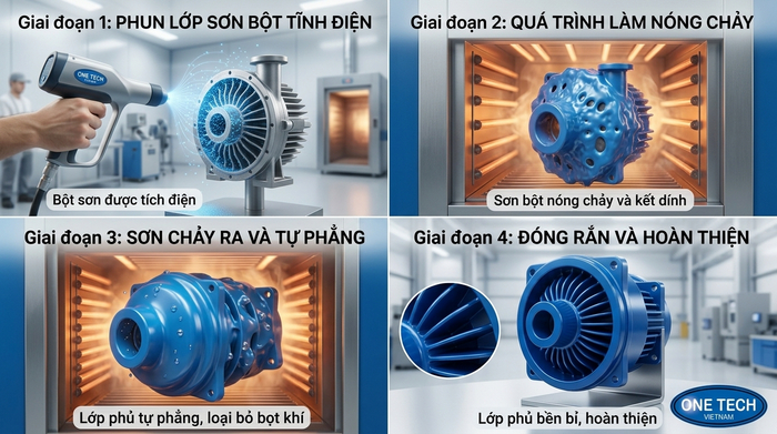 Nguyên lý sơn tĩnh điện Thanh Hóa trên bề mặt kim loại