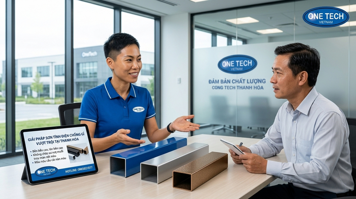Tư vấn sơn tĩnh điện chống gỉ cho khách hàng tại Thanh Hóa