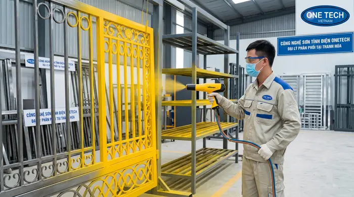 Ứng dụng bột sơn tĩnh điện Thanh Hóa cho sản phẩm kim loại