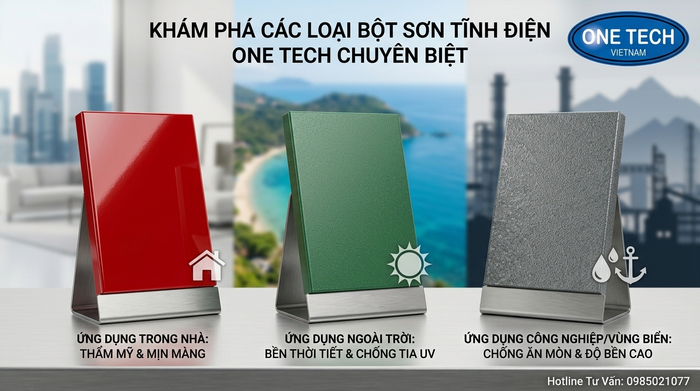 Lựa chọn bột sơn tĩnh điện phù hợp cho trong nhà ngoài trời và khu vực ẩm tại Thanh Hóa