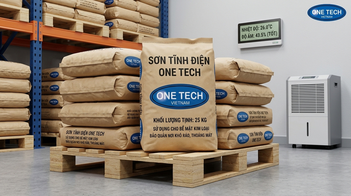 Kiểm soát độ ẩm khi bảo quản bột sơn tĩnh điện
