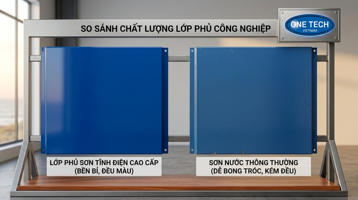 So sánh độ bền sơn tĩnh điện và sơn thường cho sản phẩm kim loại tại Thanh Hóa