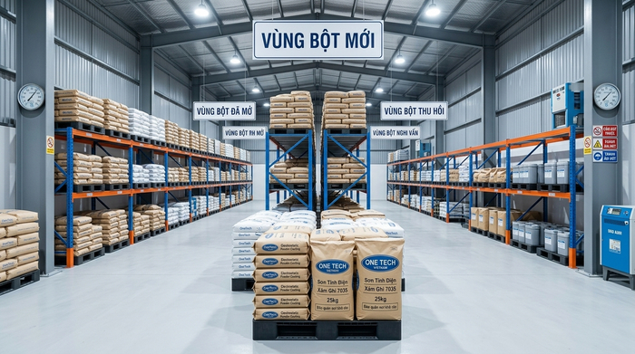 Gợi ý thiết kế kho bảo quản sơn tĩnh điện tại Thanh Hóa