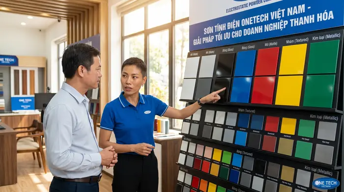 Tư vấn lựa chọn bột sơn tĩnh điện Onetech tại Thanh Hóa