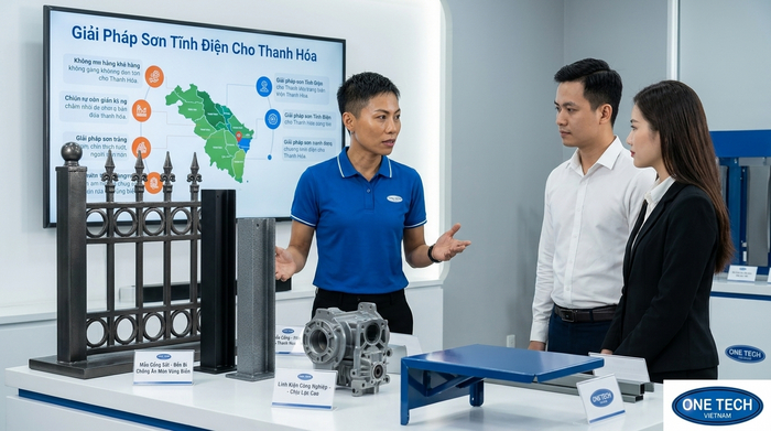 Tư vấn sơn tĩnh điện bền lâu cho khách hàng tại Thanh Hóa