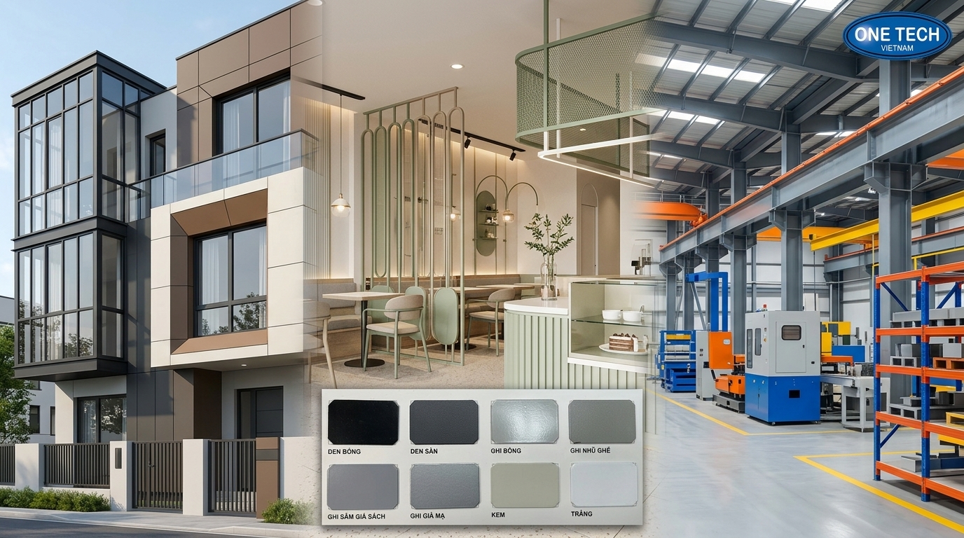 Xu hướng màu sắc sơn tĩnh điện Thanh Hóa Xu hướng màu sắc sơn tĩnh điện Thanh Hóa cho công trình và nhà xưởng