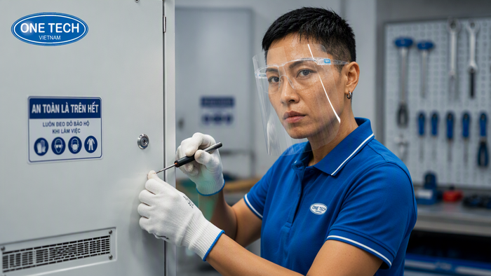Trang bị bảo hộ khi sửa chữa sơn tĩnh điện bị trầy xước