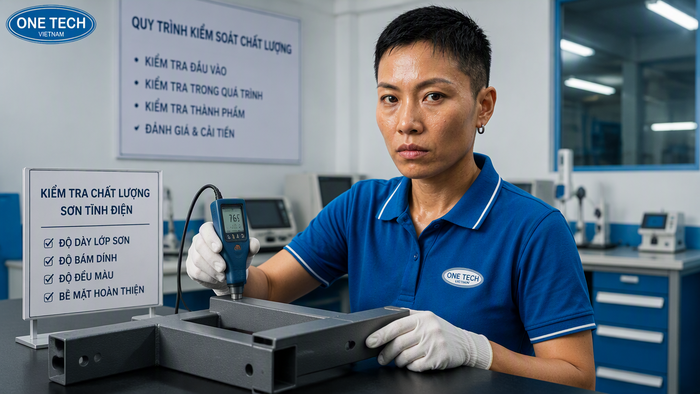 Kiểm tra chất lượng dịch vụ sơn tĩnh điện tại Thanh Hóa