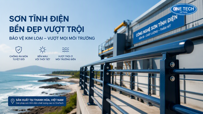 Lưu ý sơn tĩnh điện ngoài trời tại Thanh Hóa Sơn tĩnh điện cho sản phẩm ngoài trời và khu vực ven biển Thanh Hóa