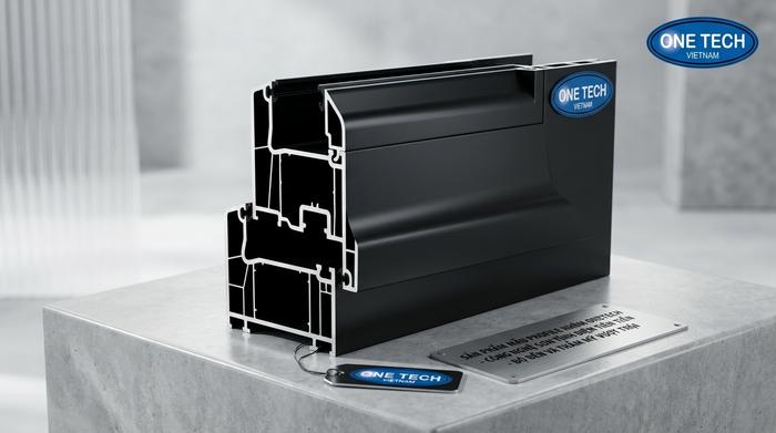 Sơn tĩnh điện khung nhôm kính Thanh Hóa cho hệ cửa và vách kính Mẫu thanh nhôm kính sau khi sơn tĩnh điện tại Thanh Hóa